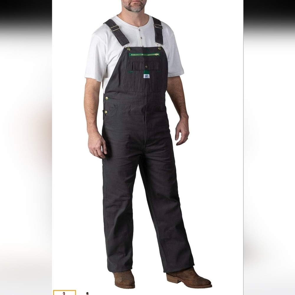 LIBERTY Canvas Gray Overalls Sz.42x32